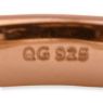 Picture of Sterling Silver Stackable Rose Gold-Plated Band