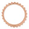 Picture of Sterling Silver Stackable Rose Gold-Plated Band