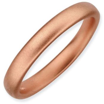 Picture of Sterling Silver Stackable Rose Gold-Plated Band