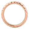 Picture of Sterling Silver Stackable Rose Gold-Plated Ring