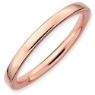 Picture of Sterling Silver Stackable Rose Gold-Plated Ring