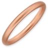 Picture of Sterling Silver Stackable Rose Gold-Plated Ring