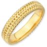 Picture of Sterling Silver Stackable Yellow Gold-Plated Ring