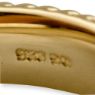 Picture of Sterling Silver Stackable Yellow Gold-Plated Ring