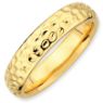 Picture of Sterling Silver Stackable Yellow Gold-Plated Ring