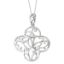Picture of Tranquility, Silver CZ Cross Pendant