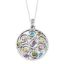 Picture of Kaleidoscope Of Wishes, Silver Pendant