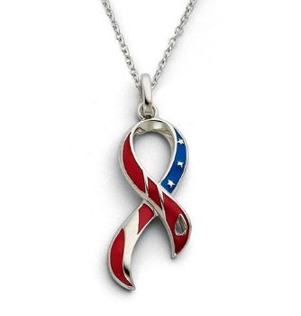 Picture of Remembered Always, Silver Enameled Pendant
