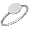 Picture of Posh Mommy Oval Rope Ring