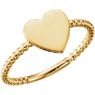 Picture of Posh Mommy Heart Beaded Ring