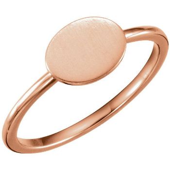 Picture of Posh Mommy Oval Plain Ring
