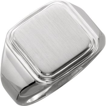 Picture of Posh Mommy Men's Square Signet Ring