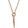 Picture of 14K Gold Petite Angel Wings 18" Necklace