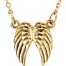 Picture of 14K Gold Petite Angel Wings 18" Necklace