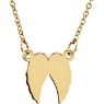 Picture of 14K Gold Petite Angel Wings 18" Necklace