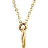 Picture of 14K Gold Petite Double Heart 18" Necklace