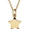 Picture of 14K Gold Petite Star 18" Necklace