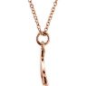 Picture of 14K Gold Petite Wishbone 18" Necklace