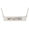 Picture of Be Posh Engravable Bar Necklace