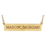 Picture of Be Posh Engravable Bar Necklace