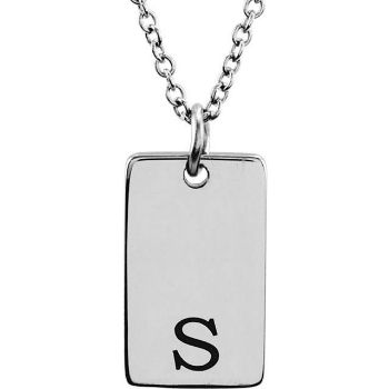 Picture of Be Posh 14K Gold Engravable Dog Tag Pendant