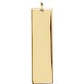 Picture of Be Posh 14K Gold Engravable Medium Tag Pendant