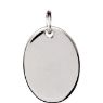 Picture of Be Posh 14K Gold Engravable Oval Pendant