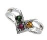 Picture of Gold 1 to 7 Round Stones Mother's Ring