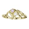 Picture of Gold 1 to 5 Round Stone Mother's Ring