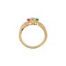 Picture of Gold 1 to 7 Round Stones Mother's Ring