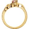 Picture of Gold 1 to 7 Round Stones Mother's Ring