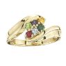 Picture of Gold 1 to 7 Round Stones Mother's Ring