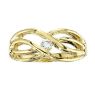 Picture of Gold 1 to 4 Round Stones Mother's Ring
