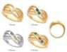 Picture of Gold 1 to 4 Round Stones Mother's Ring