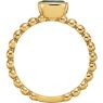 Picture of Gold Stackable Ring 1 Oval Stone