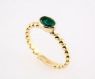 Picture of Gold Stackable Ring 1 Oval Stone