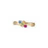 Picture of Silver 1 to 4 Round Stones Mother's Ring