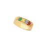 Picture of Silver 1 to 5 Round Stones Mother's Ring