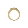 Picture of Silver 1 to 5 Round Stones Mother's Ring