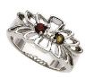 Picture of Silver 1 to 6 Round Stone Mother's Ring