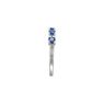 Picture of Silver 5 Round Stones Mother's Ring