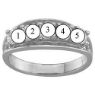 Picture of B. 2 to 6 Round GENUINE Stones Mother's Ring
