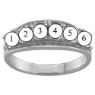 Picture of B. 2 to 6 Round GENUINE Stones Mother's Ring