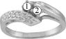 Picture of C. 2 to 7 Round SIMULATED Stones Mother's Ring