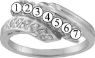 Picture of C. 2 to 7 Round SIMULATED Stones Mother's Ring