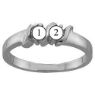 Picture of F. 2 to 6 Round GENUINE Stones Mother's Ring