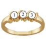 Picture of F. 2 to 6 Round GENUINE Stones Mother's Ring