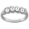 Picture of F. 2 to 6 Round GENUINE Stones Mother's Ring