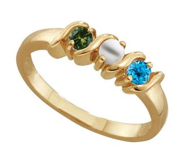 Picture of F. 2 to 6 Round SIMULATED Stones Mother's Ring