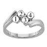 Picture of G. 2 to 7 Round SIMULATED Stones Mother's Ring